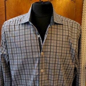 English Laundry Plaid Button Down L/XL